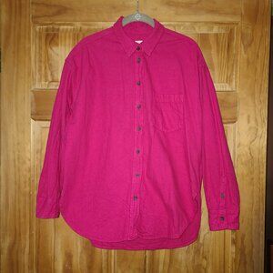 Universal Thread Goods Co. Pink Button Down Long Sleeve Shirt